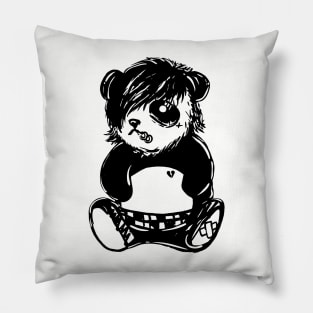 Emo Panda Pillow