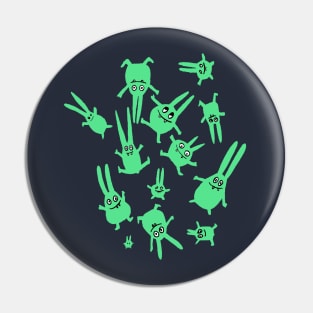 bunnies in weightlessness Pin