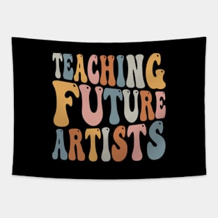 Teaching Future Artists Retro Teacher Tapestry