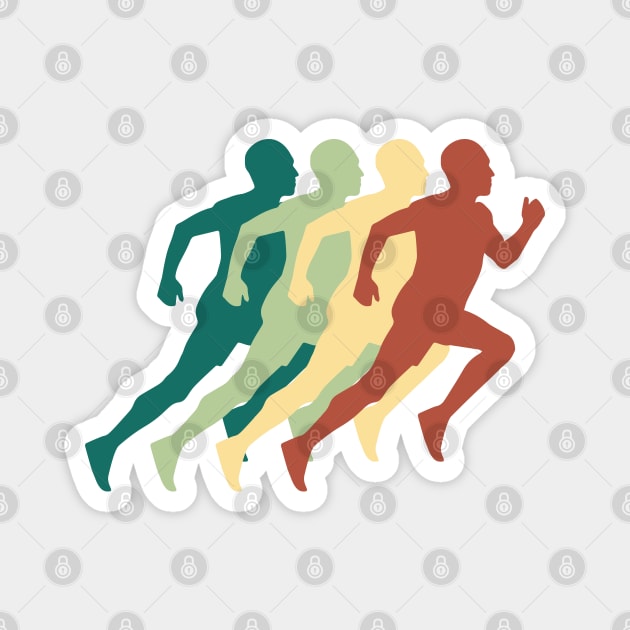 Running man Magnet by designgoodstore_2