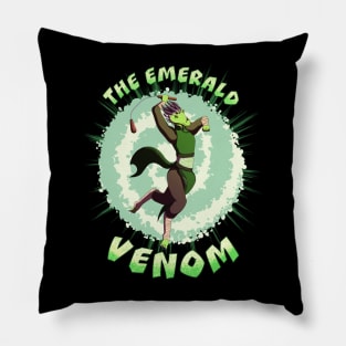 The Emerald Venom Pillow