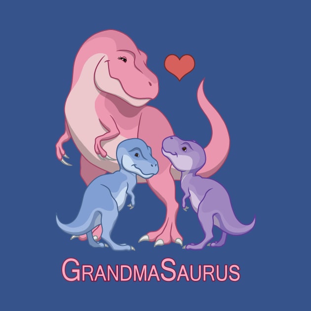 GrandpaSaurus T-Rex & Baby Boy Girl Dinosaurs by trenda back