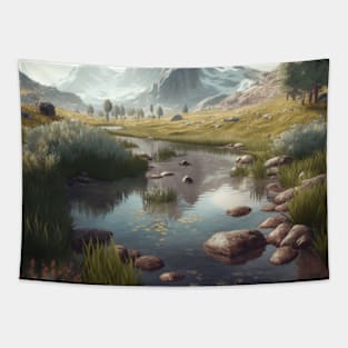 Beautiful landscape Tapestry