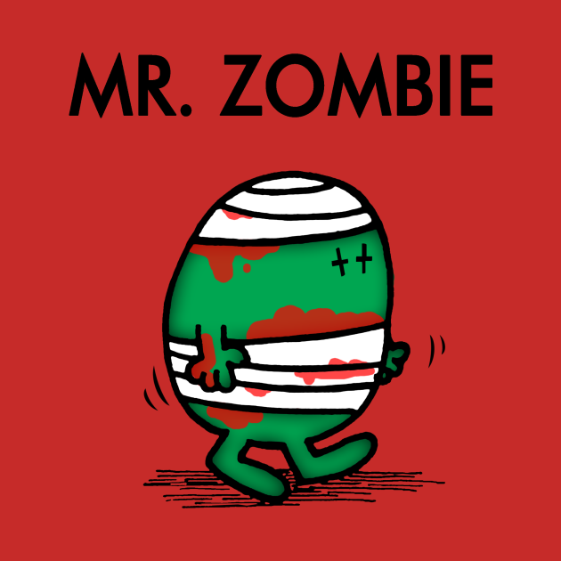 Mr Zombie Mr Men TShirt TeePublic