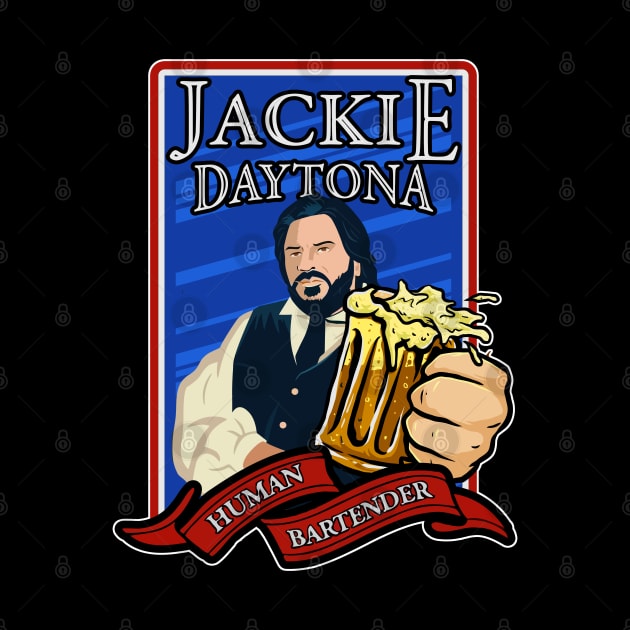 HUMAN BARTENDER - JACKIE DAYTONA by EvilArmy