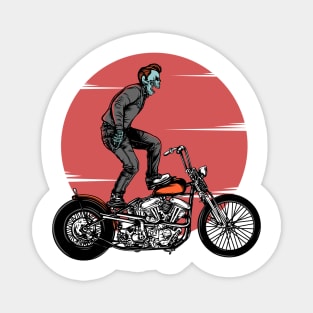 Zombie Motorbike Magnet