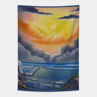 Colorful Seascape Tapestry