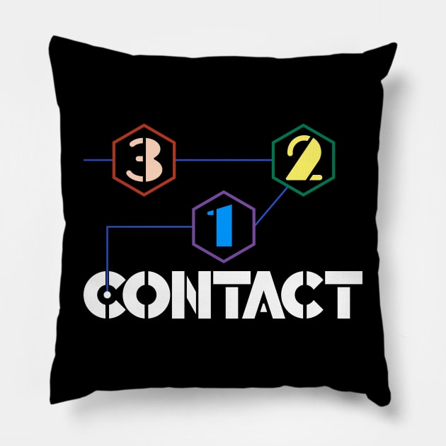 3-2-1 Contact Pillow by RetroFitted