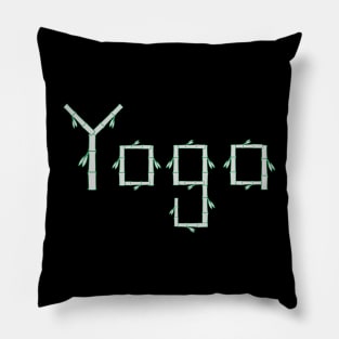 Yoga made from Bamboo Pillow