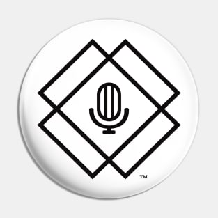 Mic-In-A-Box™ Logo (Black) Pin