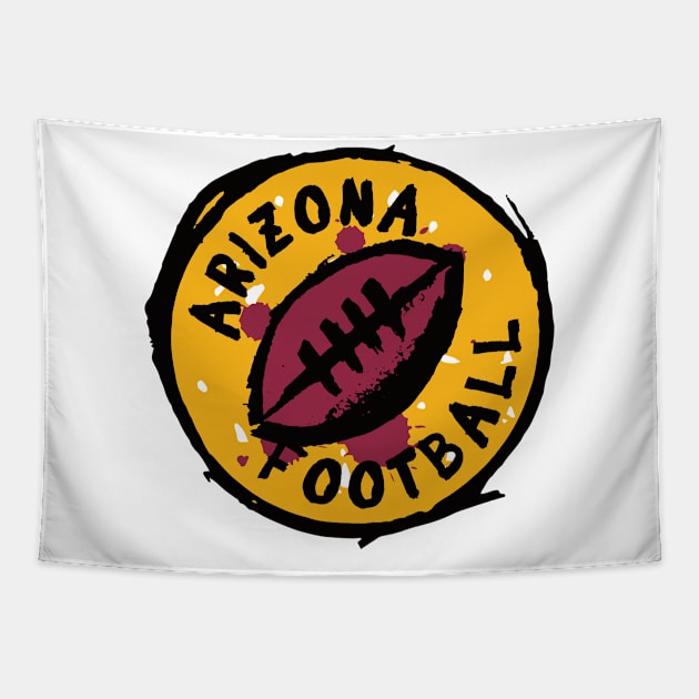 Arizona Football 01 Tapestry by Very Simple Graph