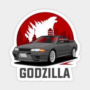 Skyline R32 GTR Godzilla Magnet