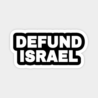 DEFUND ISRAEL - White - Vertical - Front Magnet