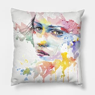 Dripping Paint Pillow