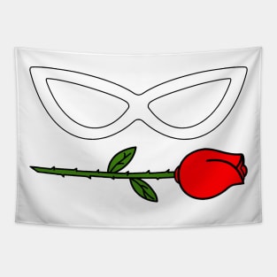 Tuxedo Hero Mask Tapestry