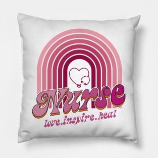 Nurse rainbow Pillow