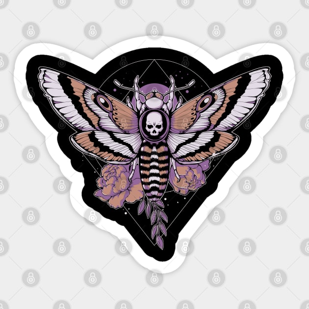 Death Moth sticker