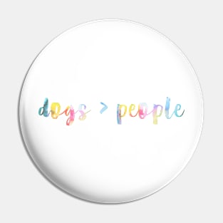 Dogs are greater than people Pin