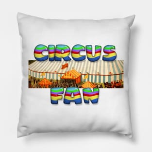 Big Top Circus Fan Pillow