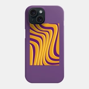 Golden Ripples Phone Case