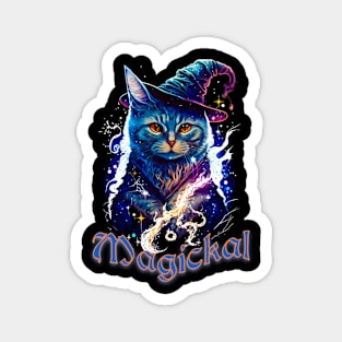 Space Wizard Cat Magnet