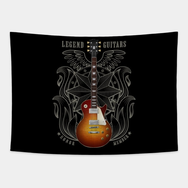 legend electric guitar honor member Tapestry by Pepetto