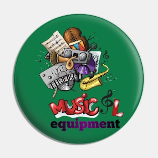 Musical equipment Pin