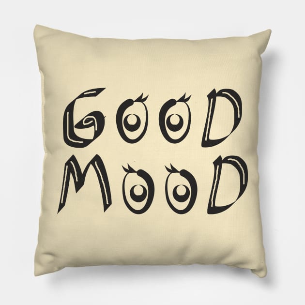 "Good Mood" Pillow by Evgeniya