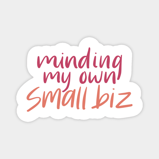 small business owner Magnet by nicolecella98