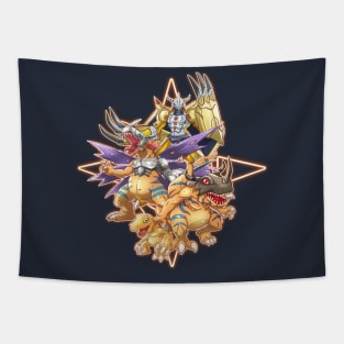 fanart agumon evolution line Tapestry