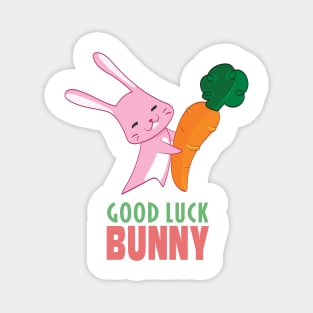 Good Luck Bunny Magnet