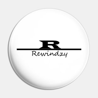 iRewindzy logo & Text black Pin