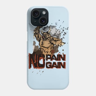 Muscular bull Phone Case