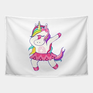 Fabulous Dabbing Unicorn Tapestry