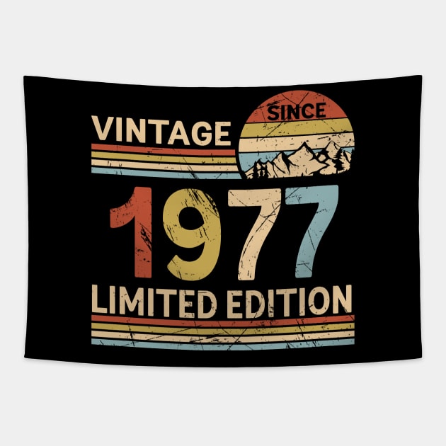 Vintage Since 1977 Limited Edition 46th Birthday Gift Vintage Men's Tapestry by Schoenberger Willard