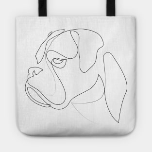 Boxer - one line drawing Tote