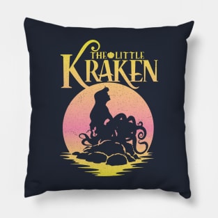 The Little Kraken (Navy) Pillow