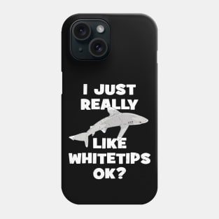 Oceanic Whitetip Shark Phone Case