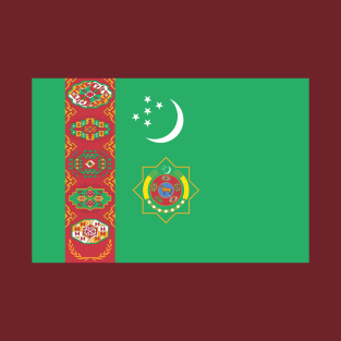 Turkmenistan Flag T-Shirt