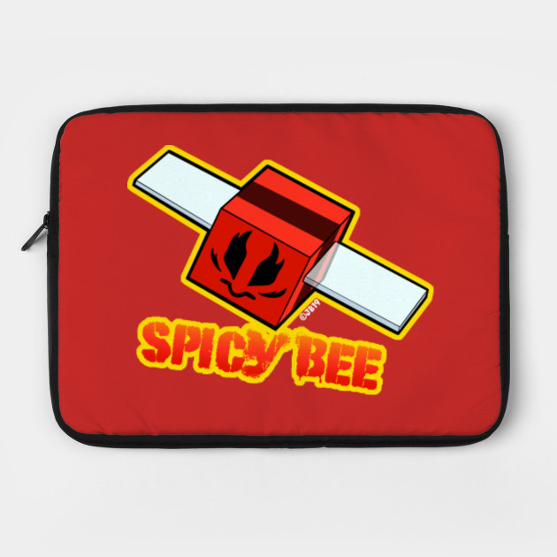 Spicy Bee Bee Swarm Simulator Laptop Case Teepublic - roblox bee swarm simulator t shirts teepublic