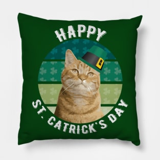 St Catrick's Day St Catty's Day Pillow