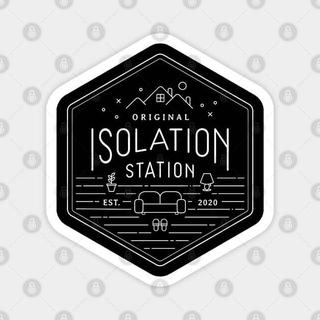 Isolation Station Magnet by barnespauline