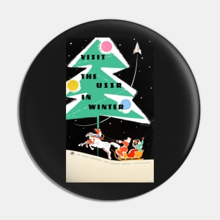 Visit the USSR in Winter Pin