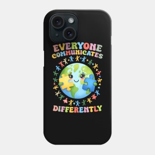 Communicate differently Autism Awareness Gift for Birthday, Mother's Day, Thanksgiving, Christmas Phone Case