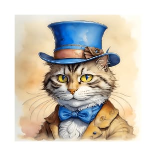 [AI Art] Cheeky cat with hat T-Shirt