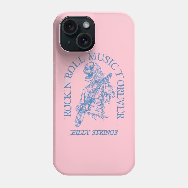 Billy Strings /// Skeleton Rock N Roll Phone Case by Stroke Line