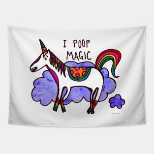 I Poop Magic Tapestry
