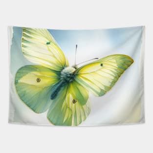 Brimstone Artprint - Watercolor Butterfly Tapestry