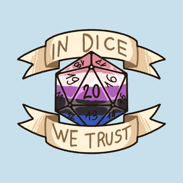 In Dice We Trust - Genderfluid by kasumiblu