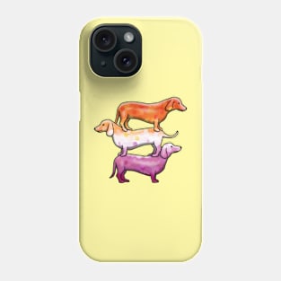 Wiener Goggies Lesbian Phone Case